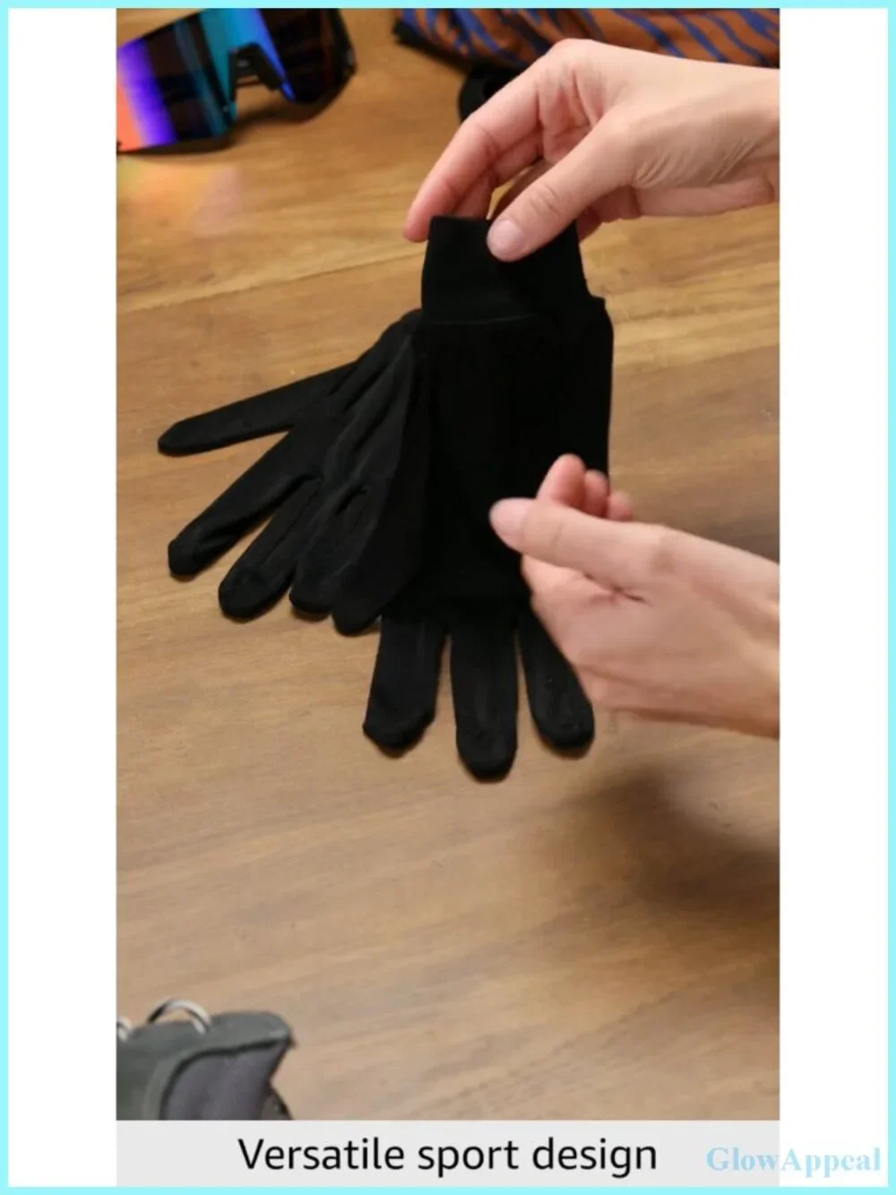 Terramar Thermasilk Glove Liner, 100% Filament Silk, Touchscreen, Lightweight,